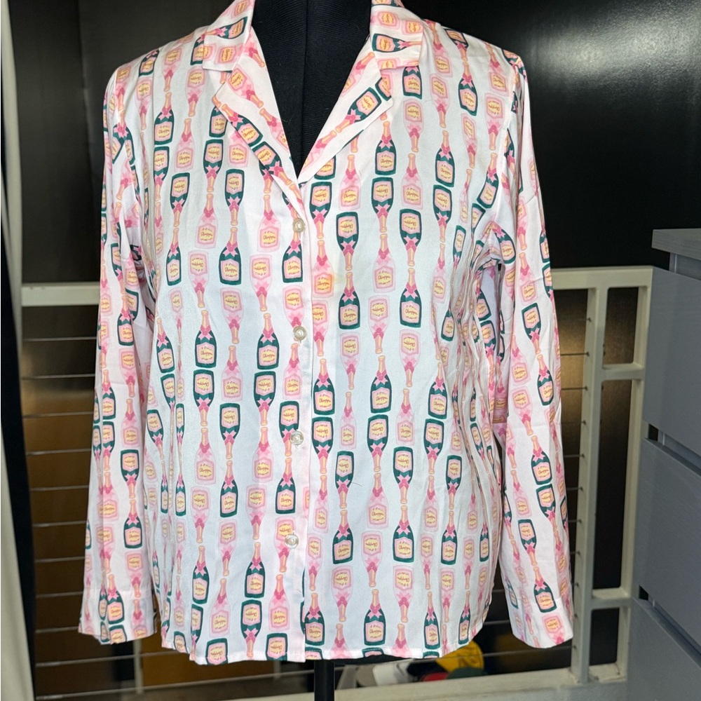Champagne Patterned Pajamas
